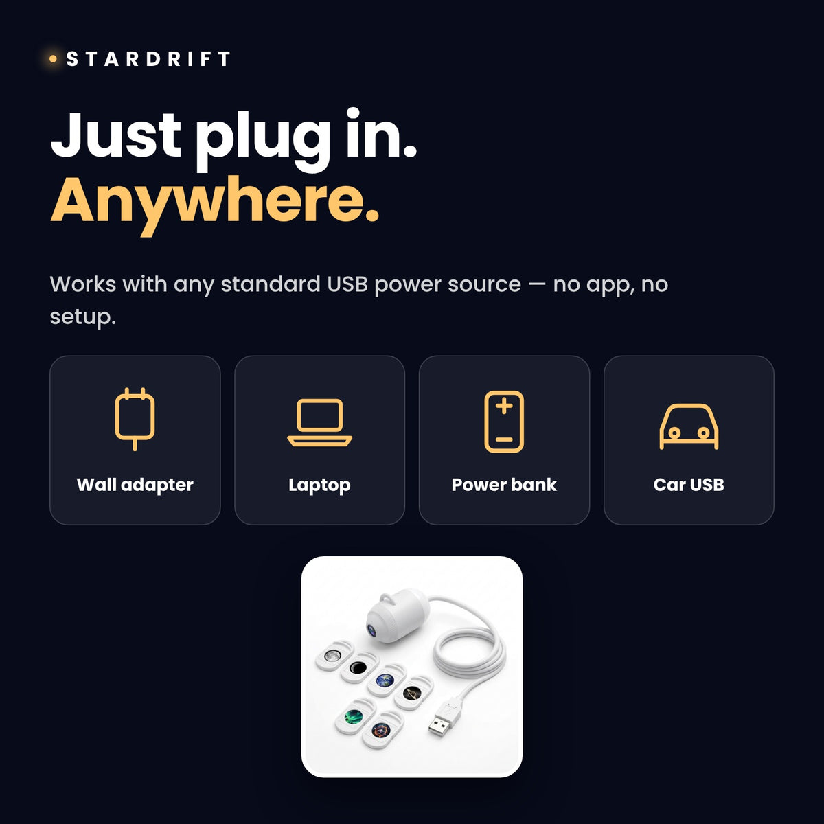 StarDrift - Starry Sky Projector